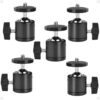Kit 5 Ballhead Bola Rotativa 360 Suporte Tripé Rosca 1//4