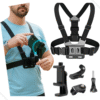 Suporte p/ Peitoral Ajustavel Celular Câmera Gopro Moto Bike