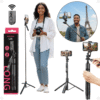Bastão Tripé Pau Selfie Bluetooth Celular c/ Controle 1,60m