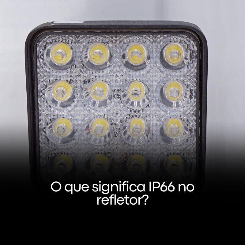 O que significa IP66 no refletor?