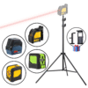 Pedestal Tripé p/ Nível Laser Universal Genérico + Suporte Celular