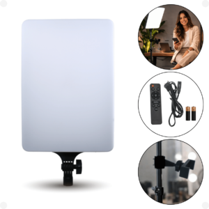 Ring Light Luz Led Painel Profissional 19 pol c/ Controle