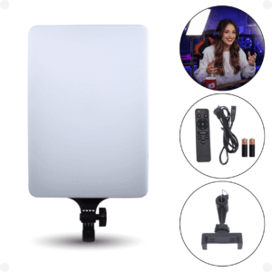 Ring Light Luz Led Painel Profissional 24 pol c/ Controle