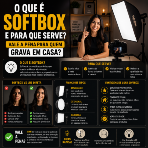 perfeito... proximo: O que é Softbox e Para que Serve? Vale a Pena para Quem Grava em Casa?